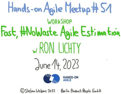 Ron is speaking to the Hands-On Agile meetup on Wednesday morning, June 14: Fast, #NoWaste Agile Estimating